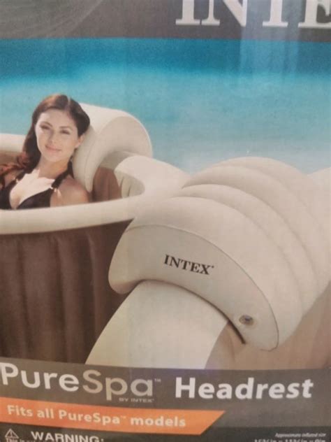 Intex Purespa Hot Tub Removable Inflatable Headrest Pillow Spa
