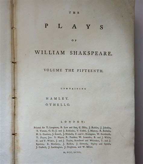 BIBLIO | The Plays of William Shakespeare. by SHAKESPEARE, William ...