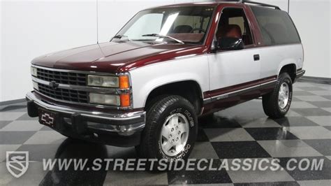 1992 Chevrolet Blazer Classic Cars For Sale Streetside Classics