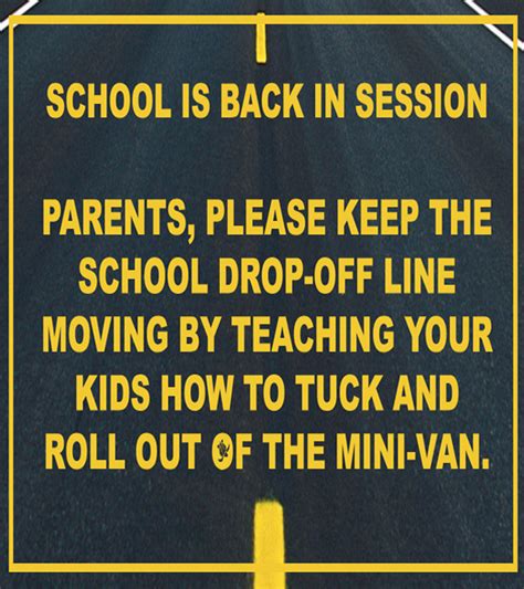 School Drop Off Line Meme • Waterfront Properties Blog