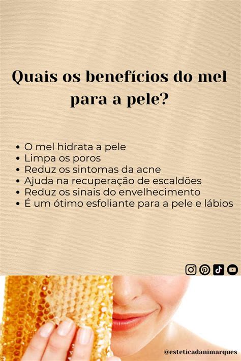 Benefícios do Mel Para a Saúde da Sua Pele Tratamento de pele caseiro