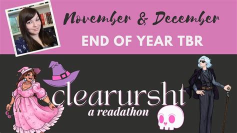 November December Tbr Ft Clear Ur Sht Azebrareads Youtube