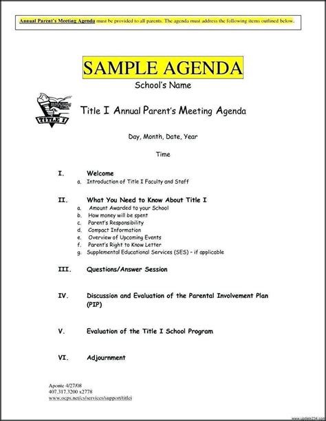 Seminar Agenda Template Word - Cards Design Templates