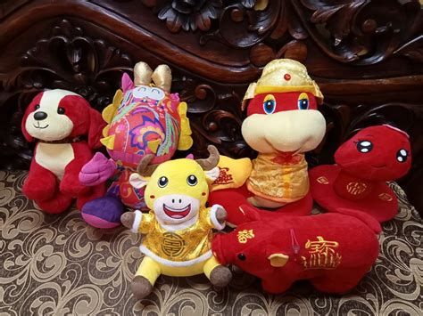 Lucky charms animal Chinese new year animals bundle set of 6, Hobbies ...