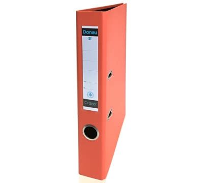 DONAU A4 PP Lever Arch File 50mm Orange Donau Files Donau