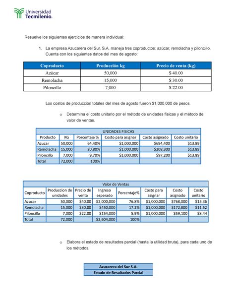 Evidencia 2 Contabilidad Y Costos Resuelve Los Siguientes Ejercicios