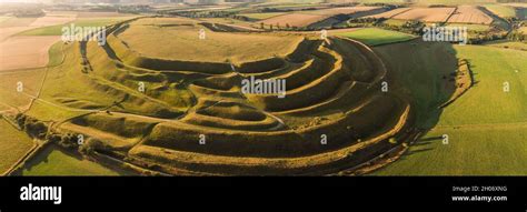 Maiden castle and dorset and aerial hi-res stock photography and images ...