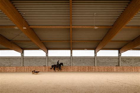 Horse House Stable By Wiercinski Studio Industrial Buildings