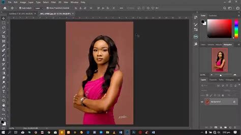 How To Use Quick Selection Tool To Crop In Photoshop Youtube