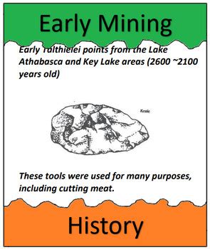 Early Mining History Saskatchewan By Saskatchewan Mining Association