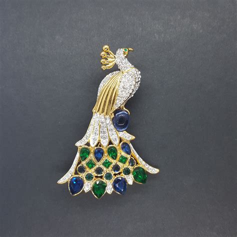 Peacock Brooch Pin Statement Brooch Pin Wedding Bridal Brooch Pin Brooch Brooch Pin Peacock