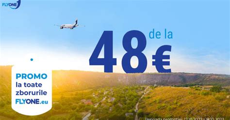 Fly One: Promoție - super preț la toate destinațiile