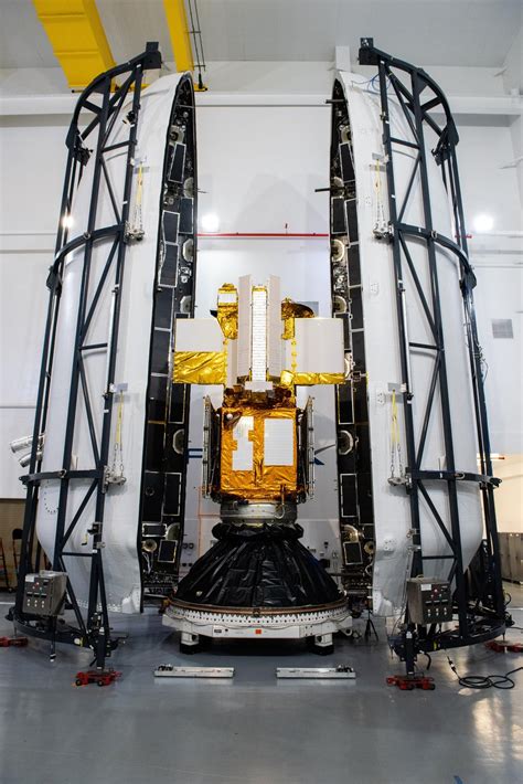 Swot Spacecraft Encapsulated In Payload Fairing Nasa Jet Propulsion