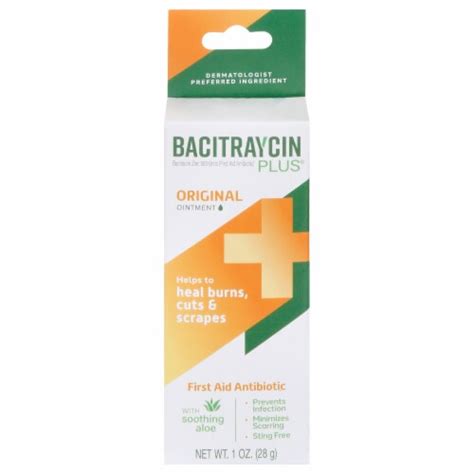 Bacitraycin Original Plus Ointment 1 Oz Fred Meyer