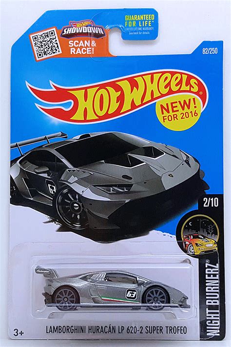 Hot Wheels Lamborghini Huracan Lp Super Trofeo White Lamborghini