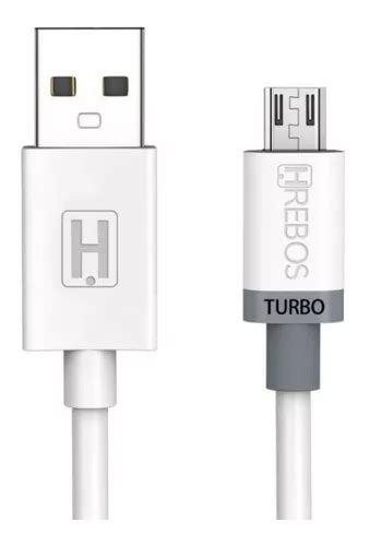 Hrebos HS 71 Cabo Turbo 4 0a 2 Metros Micro Usb V8 Carregar Celular