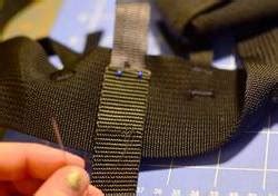 How To Sew Nylon Webbing By Hand Size Needle And Thread