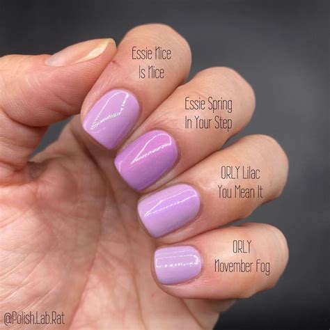 All The Nail Polish Things On Instagram Comparisons For Lilac You