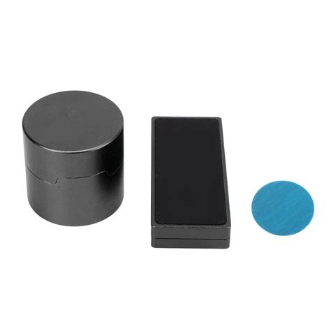 Magnetic Billiard Chalk Holder Aluminium Alloy Round Snooker Cue Chalk
