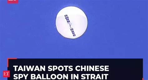 Taiwan Strait Chinese Fighter Jets Spy Balloon Cross Taiwan Strait