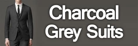 mens charcoal gray suit article   wear  custom bespoke grey
