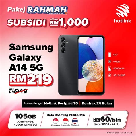 Pakej G Rahmah Maxis Beri Rebat Rm Untuk Pelan Hotlink Dan