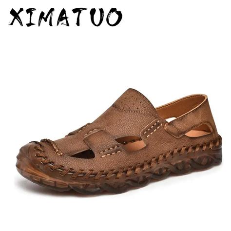 New Men Sandals Man Casual Beach Shoes Male Outside Summer Wading Sandals Non Slip Men Large