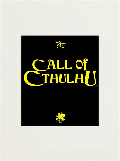 Call Of Cthulhu Logo Gold With Elder Sign Chaosium 2022 Mythos Mythos