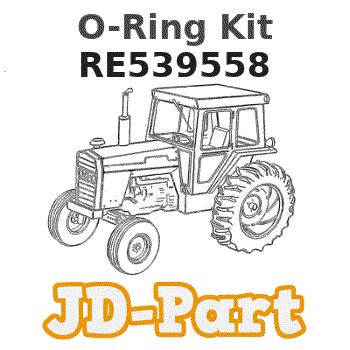 RE539558 John Deere O Ring Kit AVS Parts