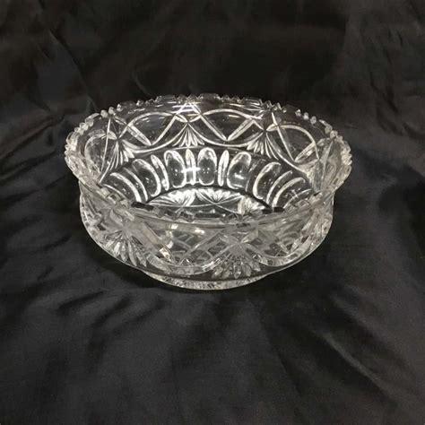 Vintage Genuine Lead Crystal Bowl