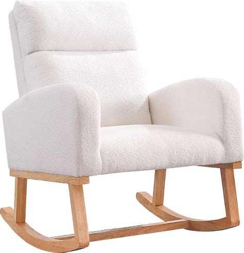 Buy Homyka Teddy Rocking Glider Chair For Nurserycomfy Fabric High