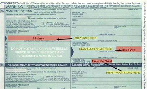 A Close Up Of A Notary Form Description Automatically Generated