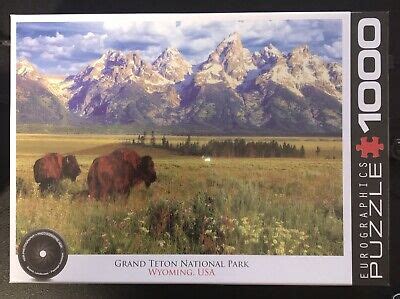 Piece Jigsaw Puzzle Grand Teton National Park Wyoming New Ebay