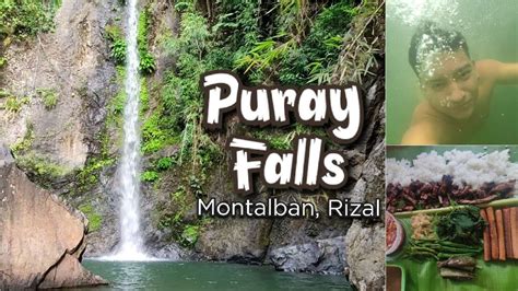 PURAY FALLS MONTALBAN RIZAL YouTube