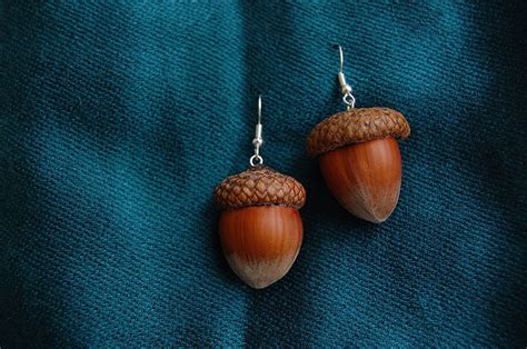 Nutty Acorns Earrings · A Set Of Acorn Earrings · Jewelry Making On Cut