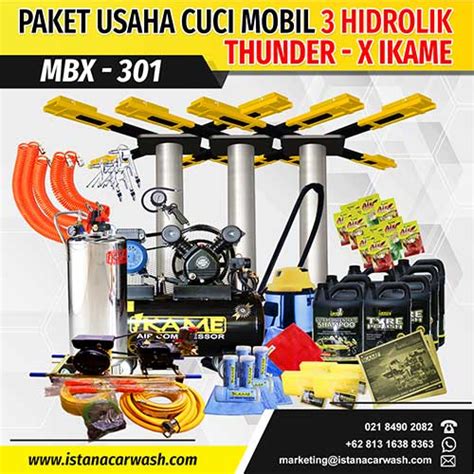 Paket Cuci Mobil 3 Hidrolik MBX 301 Istana Carwash