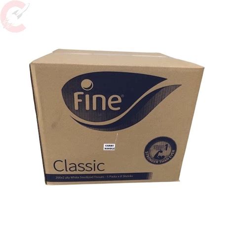 Fine Sterilized Facial Tissues Classic 200 Sheet X2 Ply White