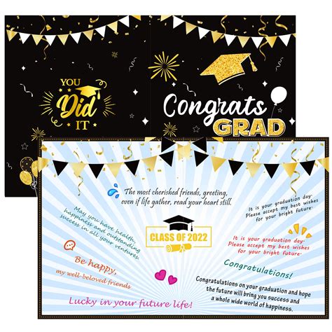 Buy Aodaer 2022 Graduation Decoration Congrats Grad Congratulations