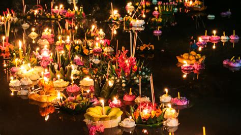 Festivals Des Lumi Res En Tha Lande Loy Krathong Yi Peng