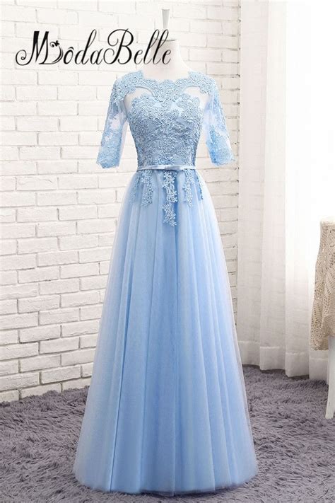 9new Light Blue Lace Bridesmaid Dresses Merolrepudio