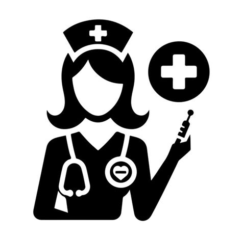 Nurse Icon Set Vector Illustration Illustration Premium Ai Generated