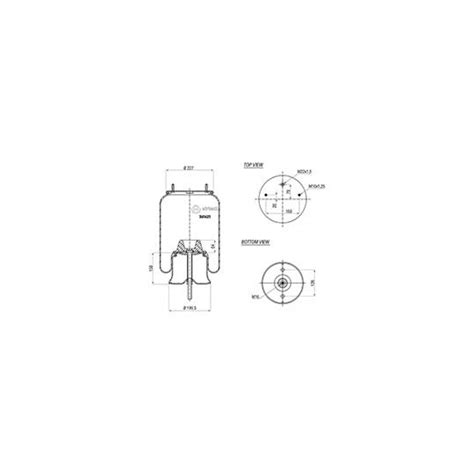 Coussin D Air Essieu Relevable Pour Iveco Unic P