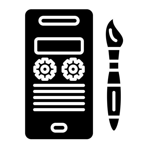 App Template Glyph Icon 15086635 Vector Art at Vecteezy