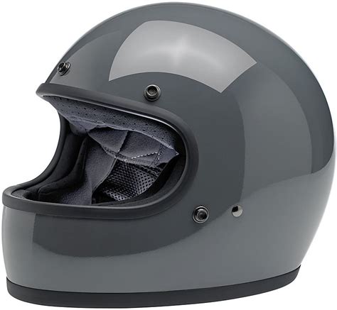 Casque de moto intégral Biltwell modèle Gringo Storm Glossy Grey Vente