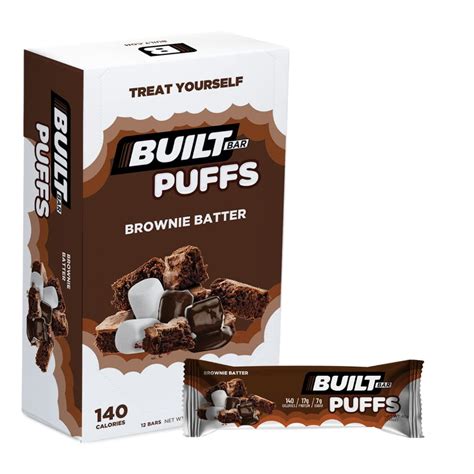 Built Bar 12 Pack High Protein Energy Bars Gluten Free Chocolate Covered Low Carb Low