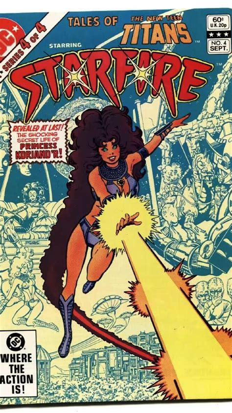 Original 80s Starfire Teen Titans Comics Comic Book Collection