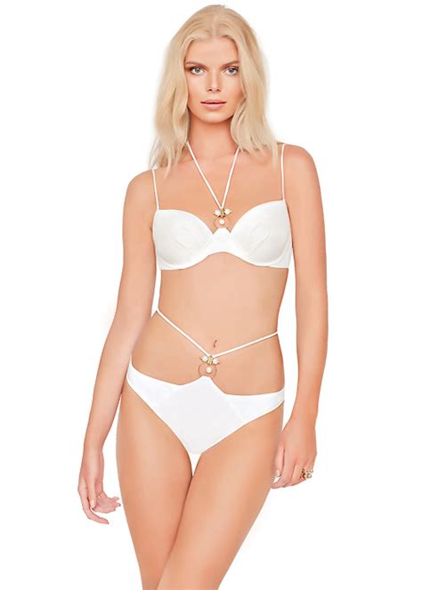 Gottex Jewel Box South Sea Pearl Moulded Cup Bikini UK Swimwear