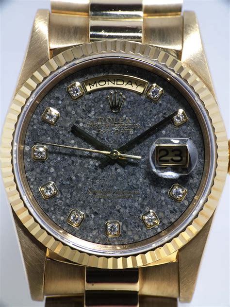 1998 Rolex Day Date Fossil Jurassic Park Ref 18238 With Box