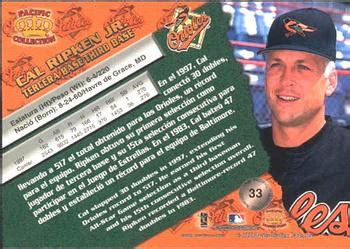 1998 Pacific 33 Cal Ripken Jr Trading Card Database