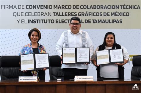 Firma De Convenio Marco De Colaboración Técnica Que Celebran Talleres